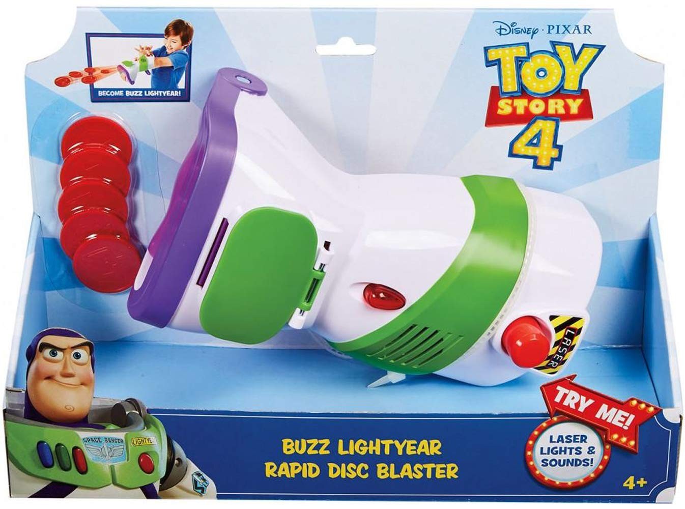 ปืนยิงดิสก์บัซ ไลท์เยียร์ Toy Story Buzz Lightyear Rapid Disc Blaster ราคา 990 บาท
