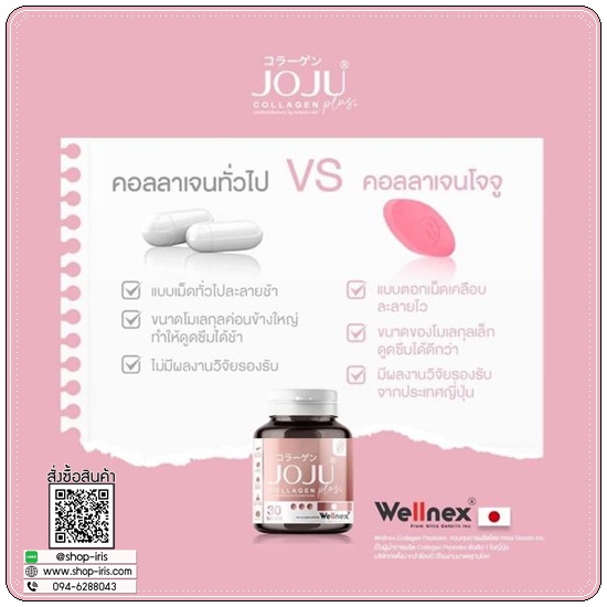 โจจู คอลลาเจน พลัส JOJU Collagen Plus แพ็คเกตใหม่ ของแท้