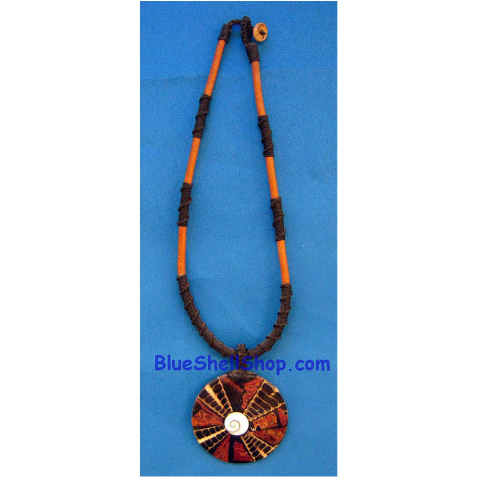 สร้อยคอถักจี้มุกดำขาว