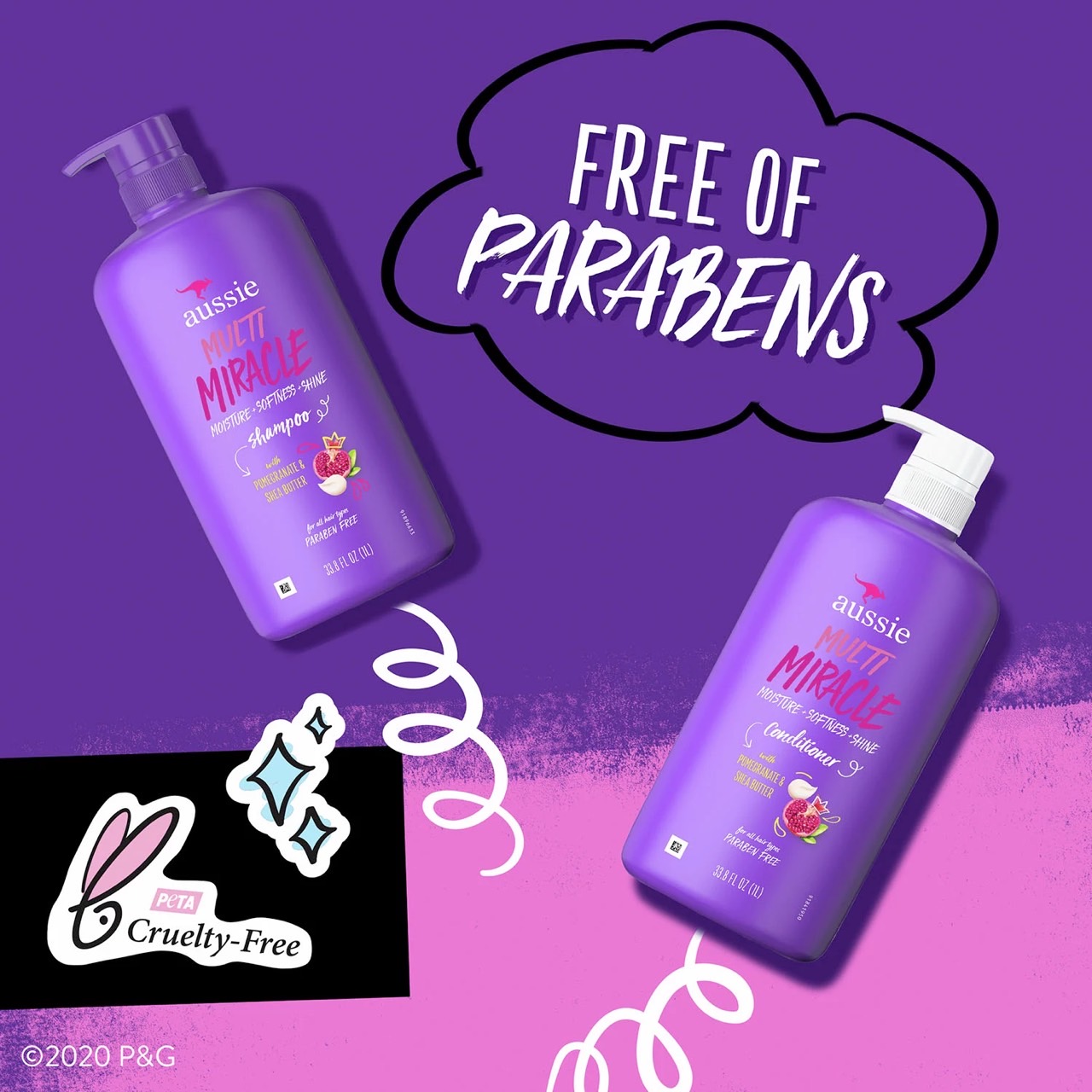 ออสซี่ มัลติ มิราเคิล แชมพู Aussie Multi Miracle Shampoo (33.8 Fluid Ounce) ราคา 690.- บาท