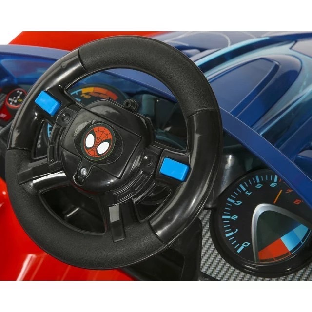 นำเข้า🇺🇸 ซุปเปอร์คาร์สไปเดอร์แมนDynacraft Spider-Man 6-Volt Unisex Kids Ride-on เหมาะสำหรับเด็ก 3+ , ราคา 10,900 บาท