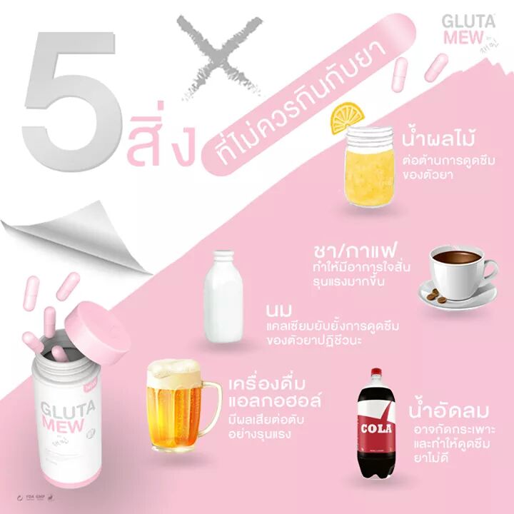 กลูต้ามิว Gluta Mew ของแท้ (โปรส่งฟรี)