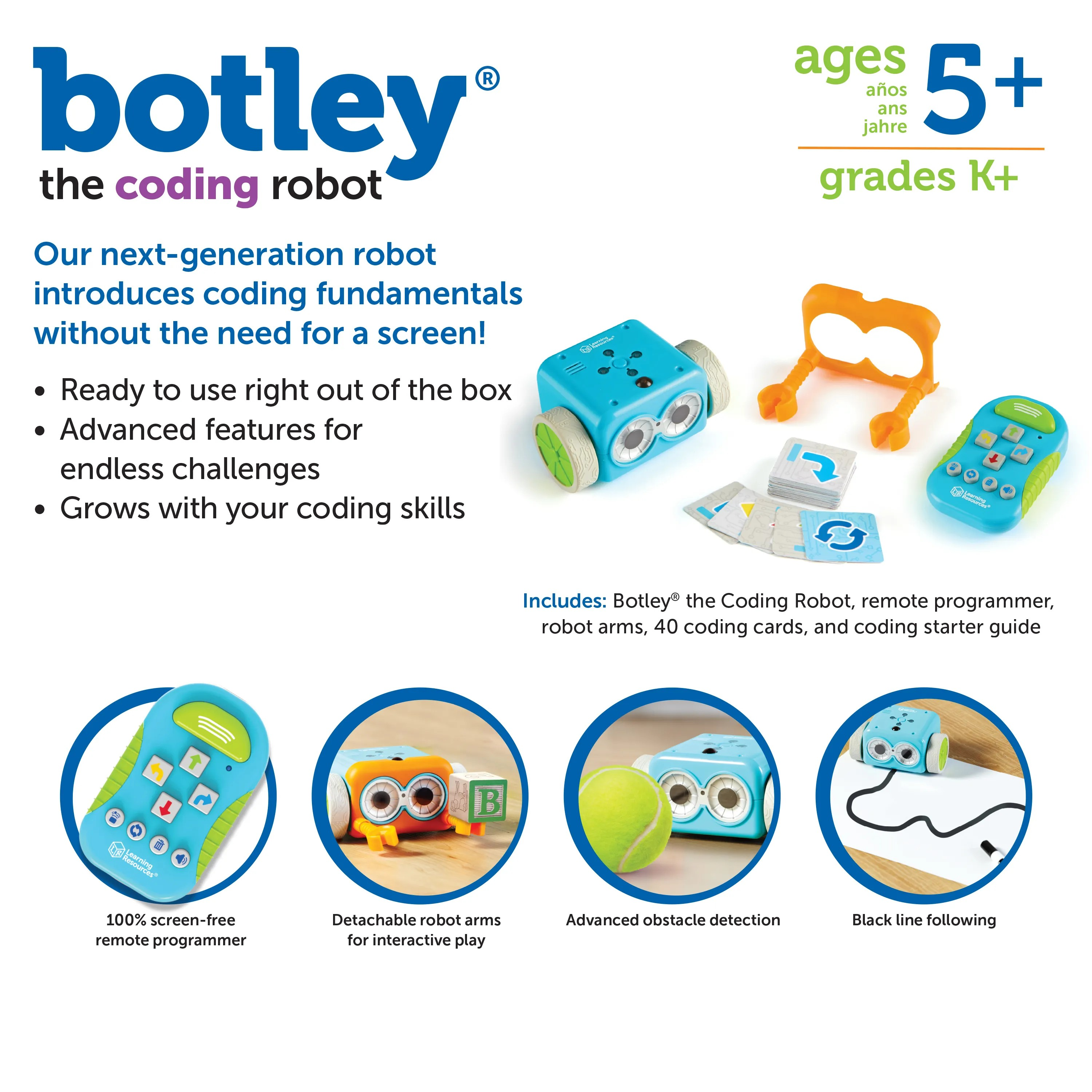 นำเข้า🇺🇲 Botley® the Coding Robot หุ่นยนต์เข้ารหัส ของเล่นเสริมพัฒนาการ ราคา 3,150 บาท