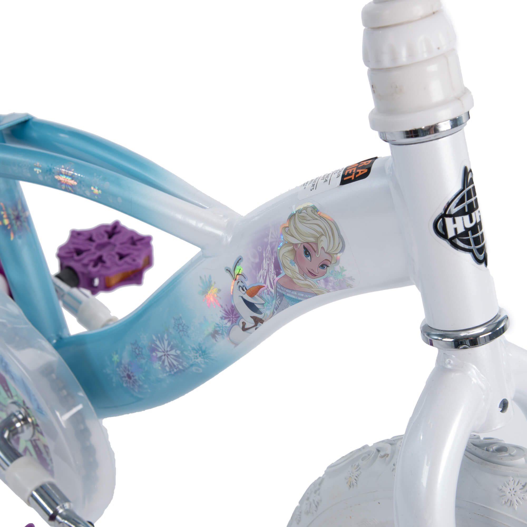 จักรยานเด็กลายเจ้าหญิงดิสนี่ย์โฟรเซ่น Disney Frozen 16-inch Girls' Bike by Huffy (สินค้านำเข้า USA) ขนาดล้อ 16 นิ้ว ยี่ห้อ Huffy สำหรับเด็ก5-7 ขวบ
