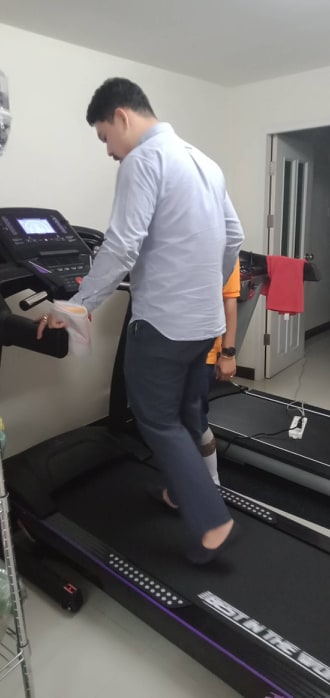 ลู่วิ่งไฟฟ้า V TECH รุ่น Perfect Run ลู่วิ่งไฟฟ้าฟิตเนส