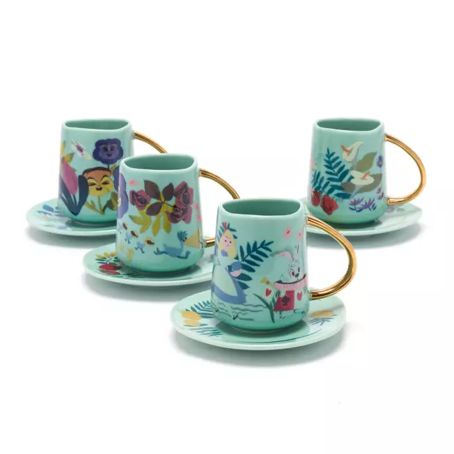Disney Store Alice in Wonderland Mary Blair Teacup and Saucer Set ราคา 3,590 - บาท