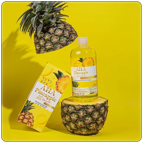 โทนเนอร์สับปะรด BP AHA Pineapple All in One Toner โทนเนอร์เช็ดขาว (1แถม1)