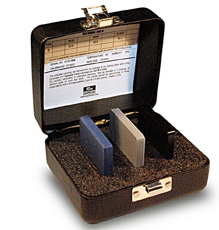 Rex รุ่นTBKC-Dชุดทดสอบบล็อกสำหรับทดสอบความแข็งยางพร้อมใบรับรองสอบเทียบ,Test Block Kit with NIST Traceable Certificate,3Color Coded Blocks