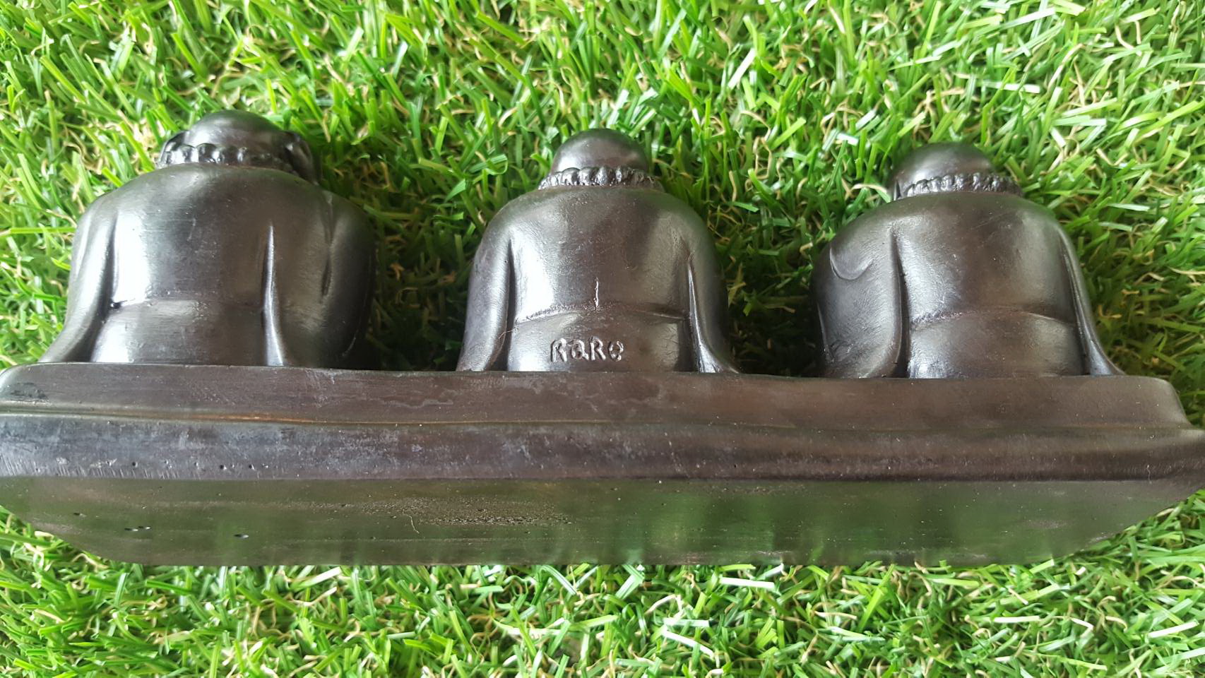 เรซิ่นดำพระสังกัจจายน์ปิดหู ปิดตา ปิดปาก