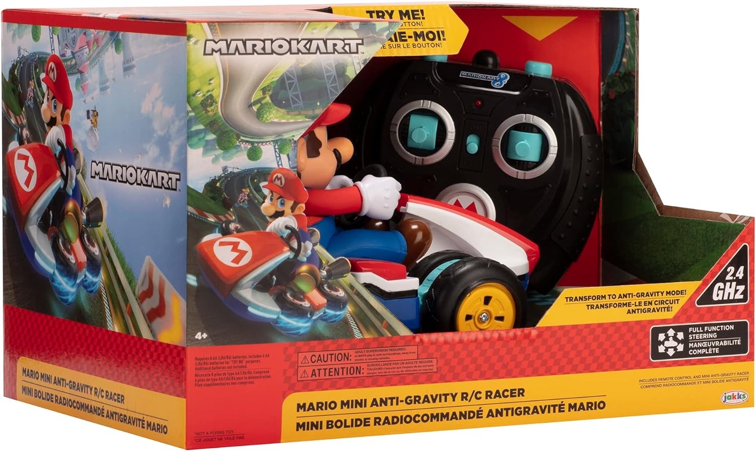 รถแข่งดริฟต์ Super Mario 02497 Nintendo Super Mario Kart 8 Mario Anti-Gravity Mini RC Racer 2.4Ghz ราคา 3,190 บาท