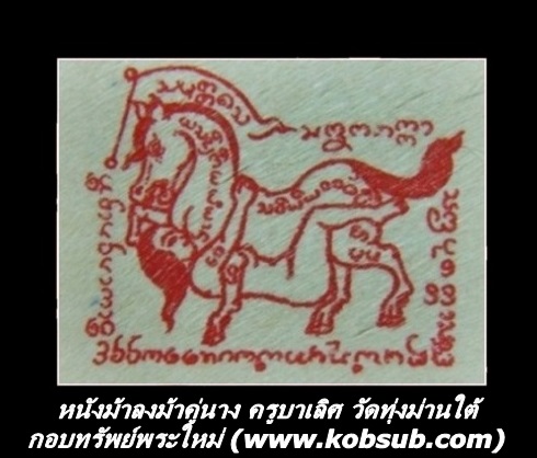 หนังม้าลงม้าคู่นาง (พลังม้าทัพม้า) ครูบาเลิศ วัดทุ่งม่านใต้