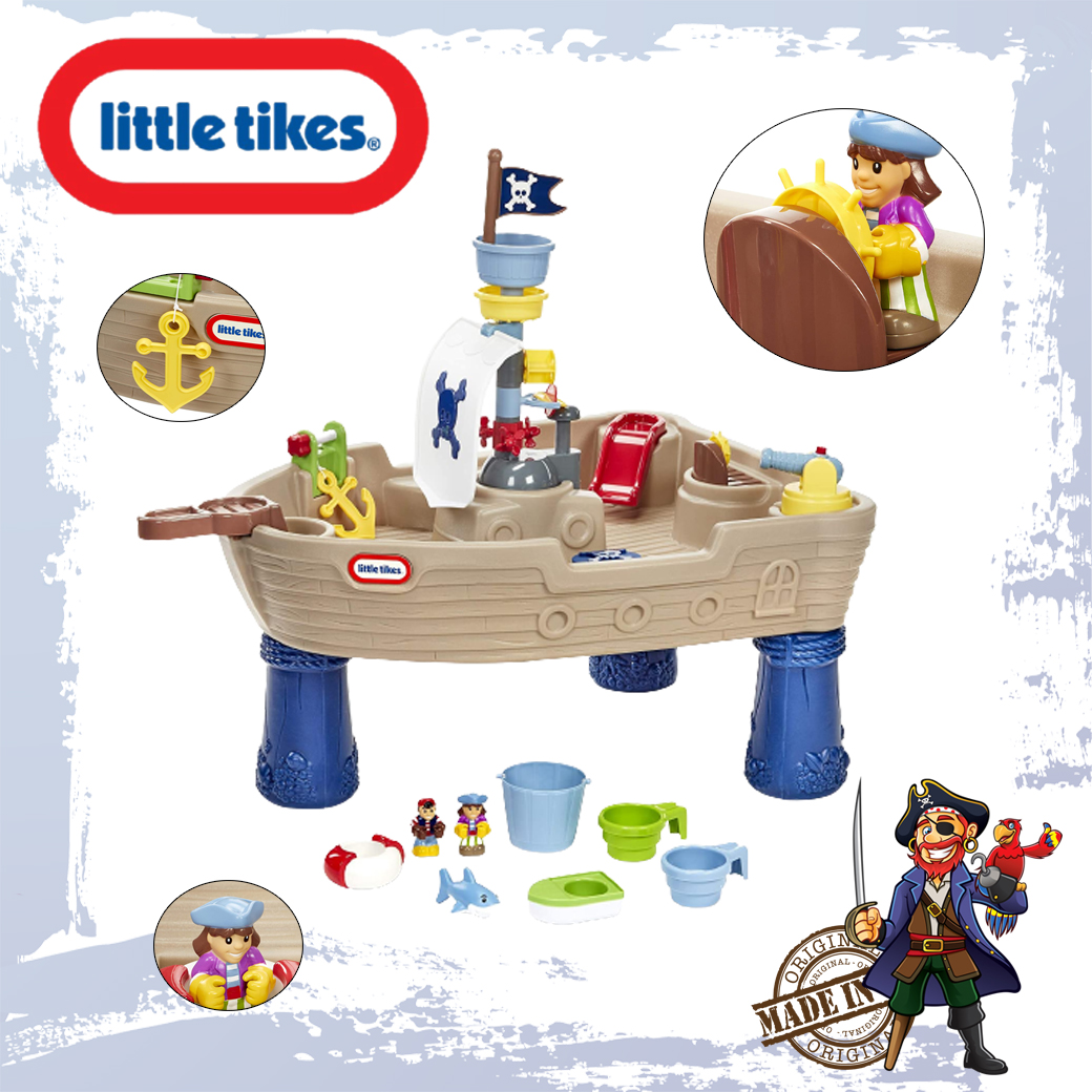 โต๊ะกิจกรรมเล่นน้ำ Little Tikes Treasure Trove Water Table and Role Play Pirate Ship ราคา 7,490 บาท