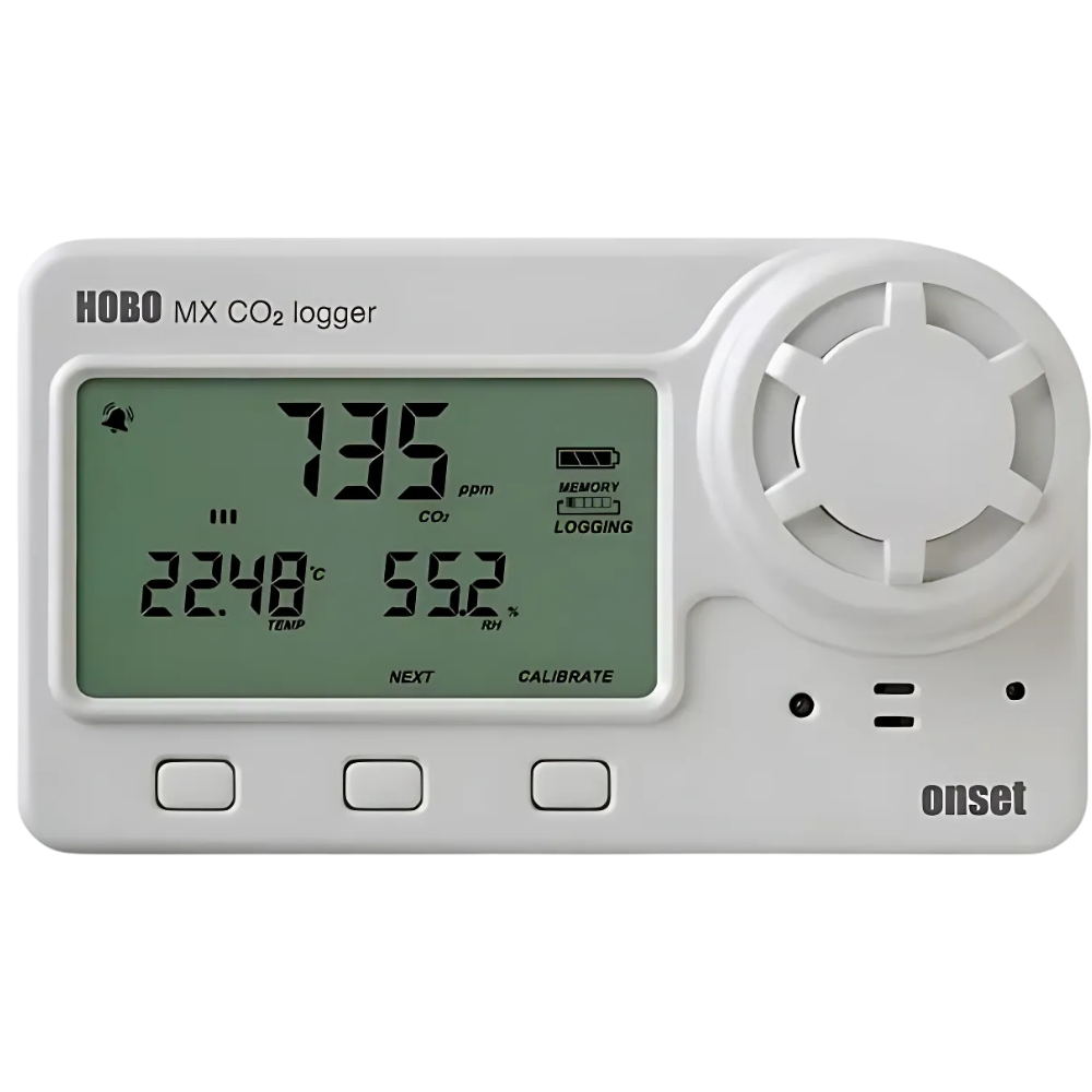 Onset’s HOBO รหัส MX1102A เครื่องบันทึกอุณหภูมิความชื้น,Data logger: 0%～95% relative humidity measured, 32°F～122°F, 0°C～50°C,LCD