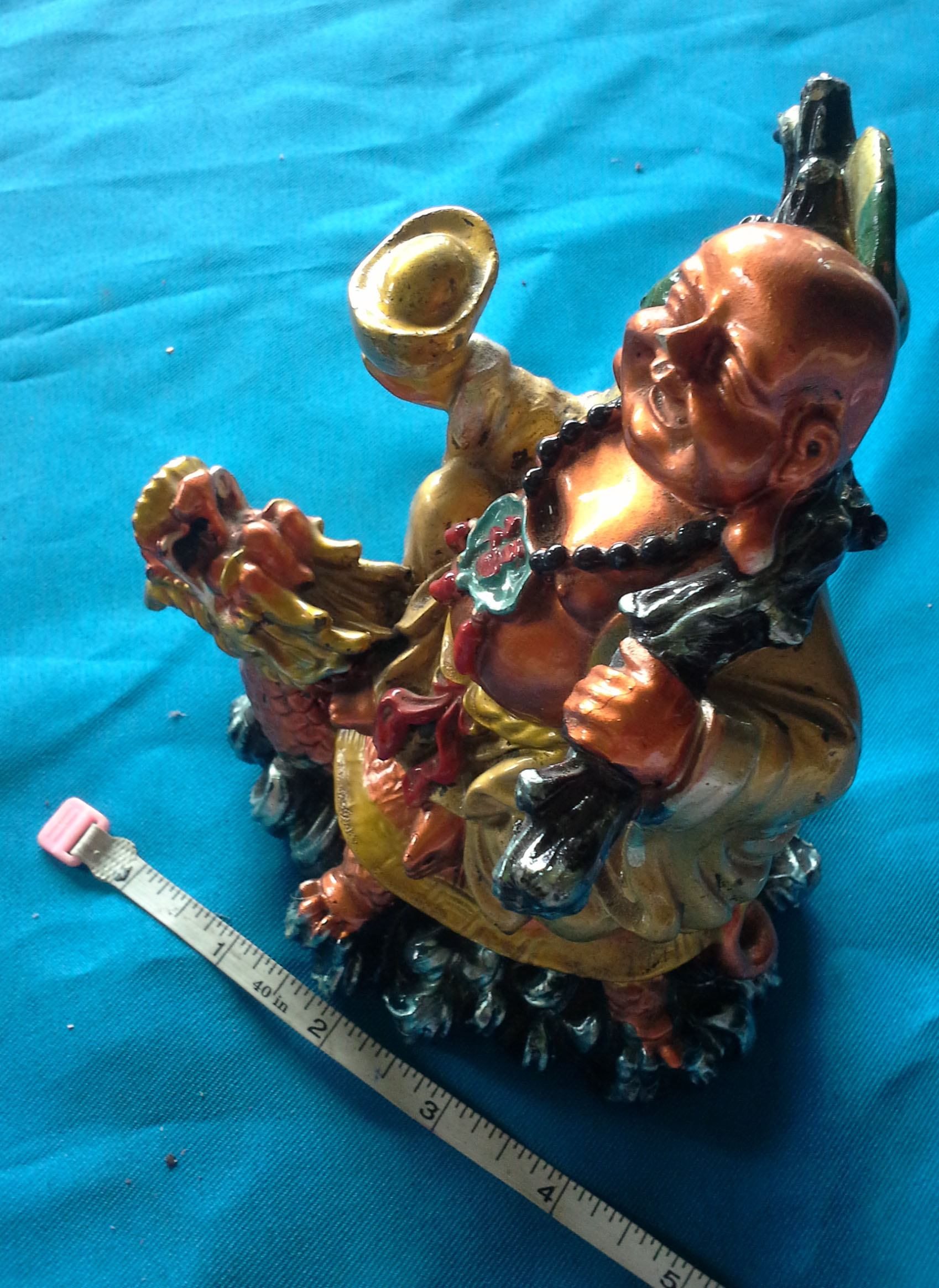 พระสังกัจจายน์นั่งมังกร