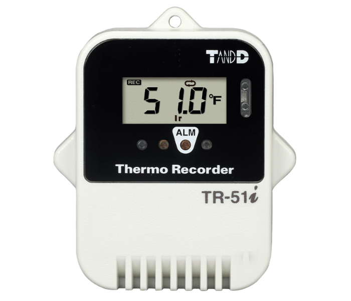 T&D รุ่นTR-51iเครื่องวัดและบันทึกอุณหภูมิขนาดกระทัดรัดแบบกันน้ำ,Small waterproof Temperature1ch (Internal)Data Logger,range:-40～80℃