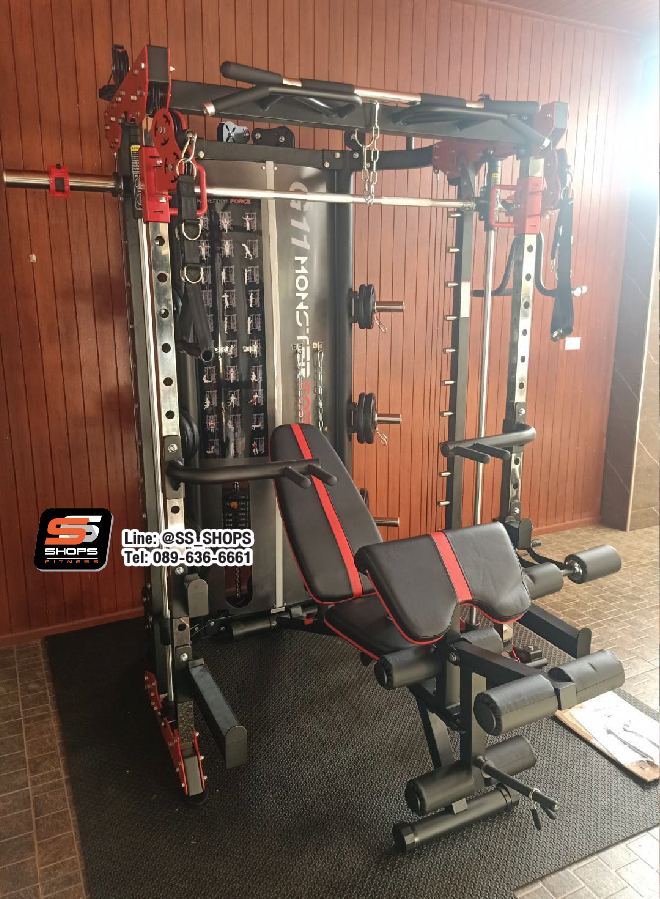 Jammer Arms แจมเมอร์ อาร์ม อุปกรณ์เสริมใช้กับ Smith Machine MONSTER FORCE G11 สมิทแมชชีนG11