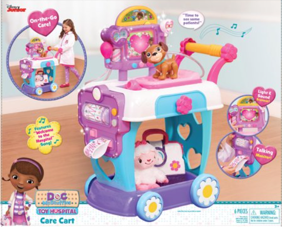พร้อมส่ง รถเข็นคุณหมอสุดน่ารัก Just Play Doc McStuffins Toy Hospital Care Cart