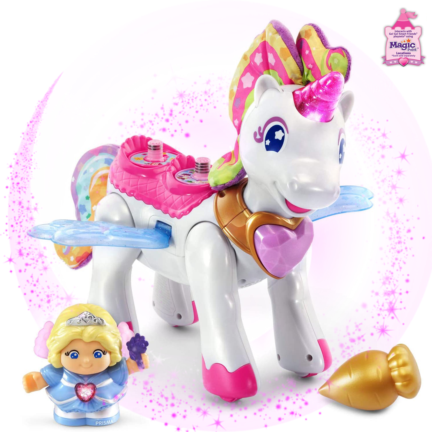 ของเล่นสุด" มหัศจรรย์ ยูนิคอร์น VTech Go! Go! Smart Friends Twinkle the Magical Unicorn เเละเเสงไฟ มีชีวิตชีวา ราคา 1990 บาท