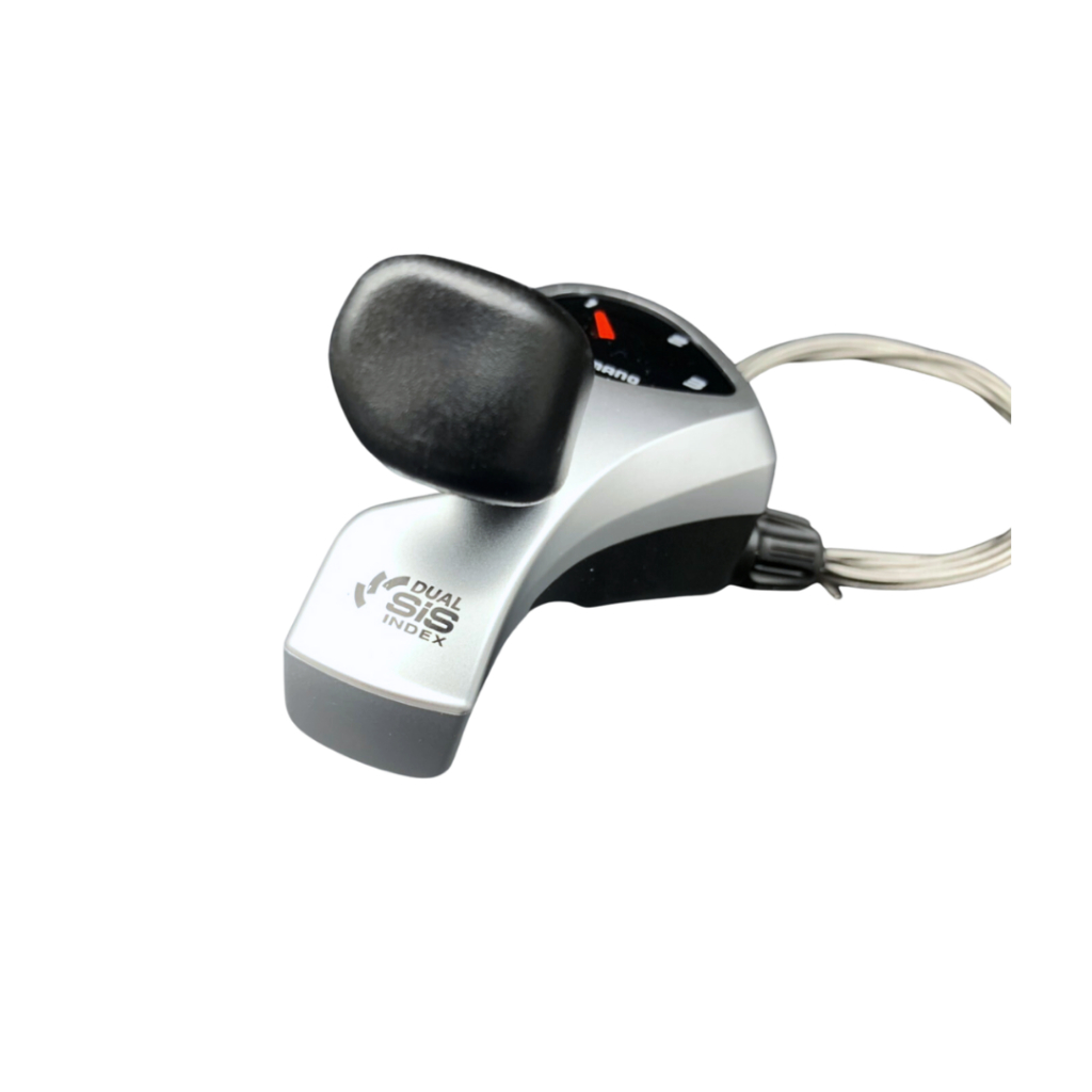 มือเกียร์ Shimano Tourney รุ่น SL-TX50 สีเงิน ขนาด 6 Speed / 7 Speed เสือภูเขา รถพับ