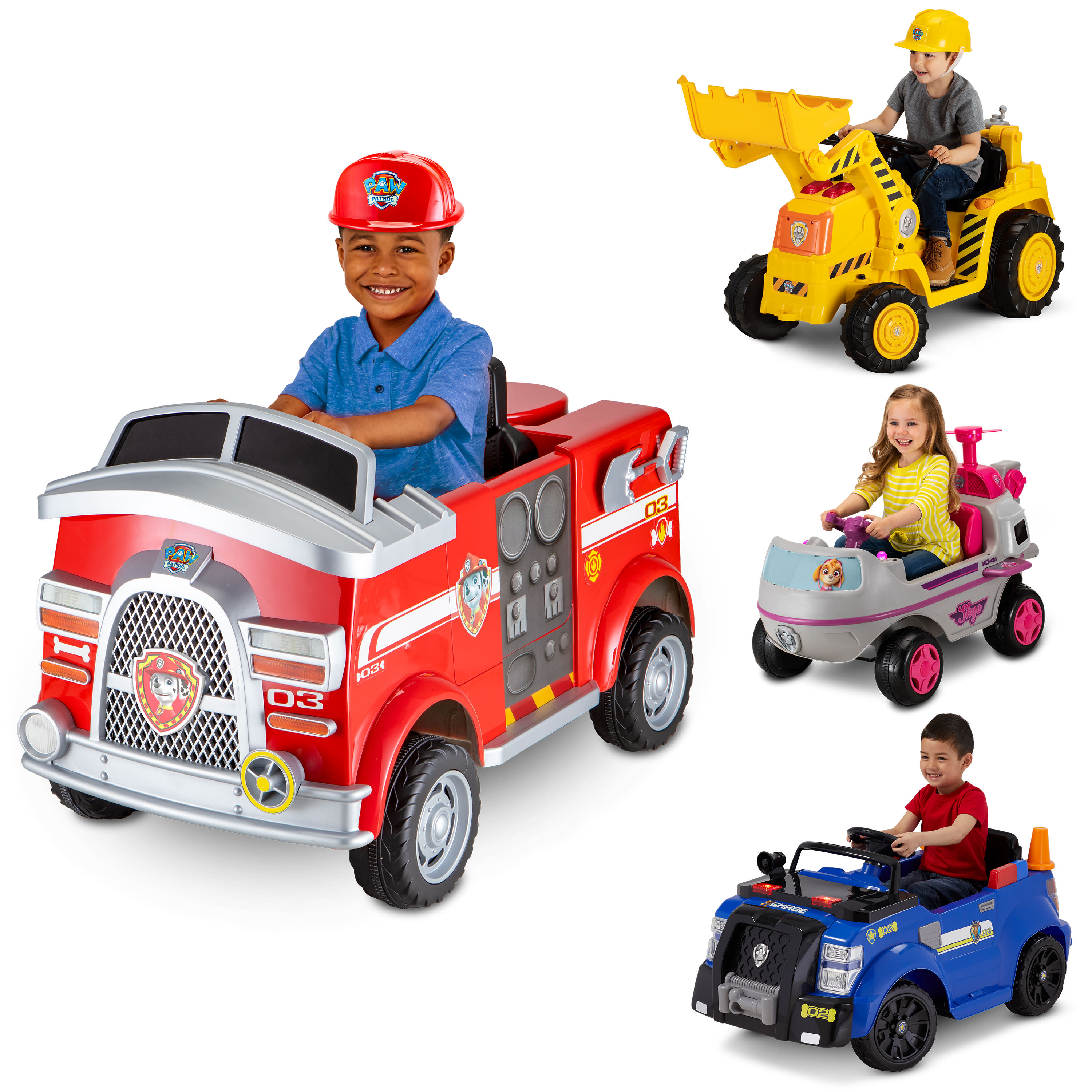 รถดับเพลิง มาแชล พาวพาโทร ลิขสิทธิ์แท้นำเข้าจากอเมริกา Nickelodeon's PAW Patrol: Marshall Rescue Fire Truck, Ride-On Toy by Kid Trax
