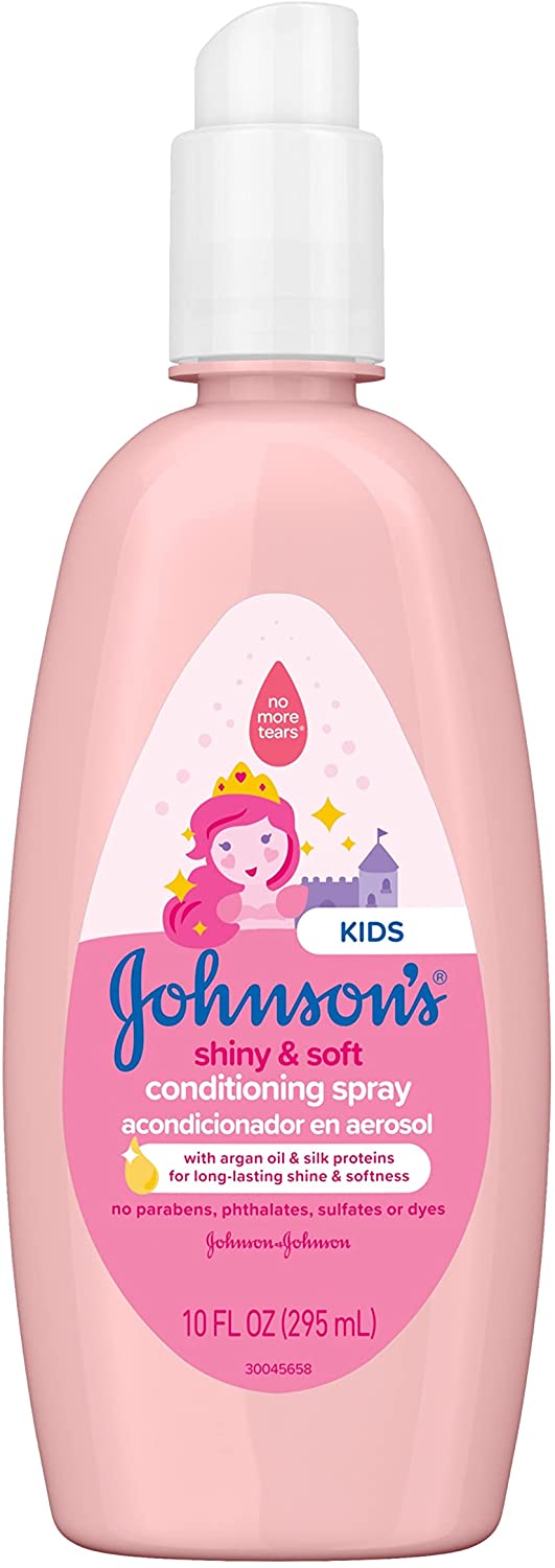 Johnson's Baby, Kids, Shiny Soft, Conditioning Spray, For Curly Hair (295 ml) ราคา 390 บาท