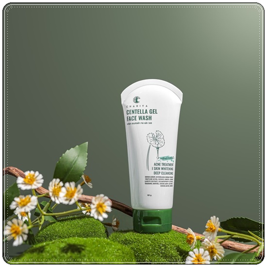 เจลล้างหน้า สูตรลดสิว Centella Gel Face Wash CHARIYA เจลล้างหน้าชาริยา