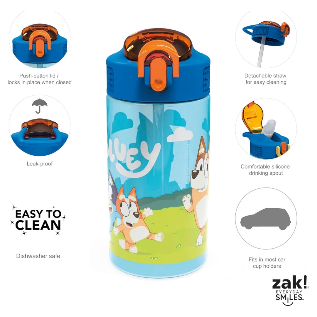 นำเข้า 🇺🇸 🌈เปลี่ยนทุกมื้อให้สดใสไปกับเซ็ตจาน Bluey 🍽️✨ เซ็ตของใช้เด็ก 6 ชิ้น จาก Zak Designs – ปลอดภัย แข็งแรง ใช้ได้จริงทุกวัน ราคา 1,990 บาท