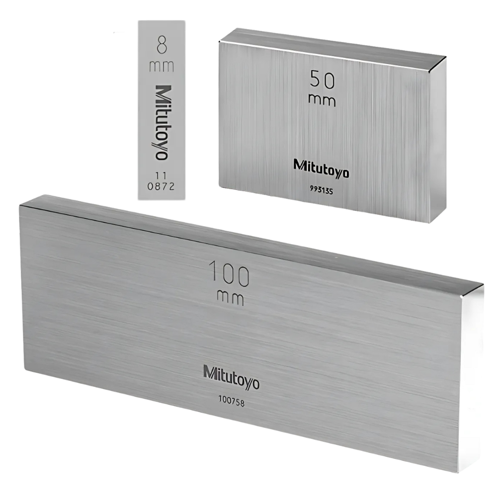 Mitutoyo รหัส 611803-531 เกจบล๊อคเดี่ยวแบบสี่เหลี่ยมเมตริกผลิตจากเหล็ก , Steel Individual metric rectangular gage block,(ISO,grade 0),length:150mm