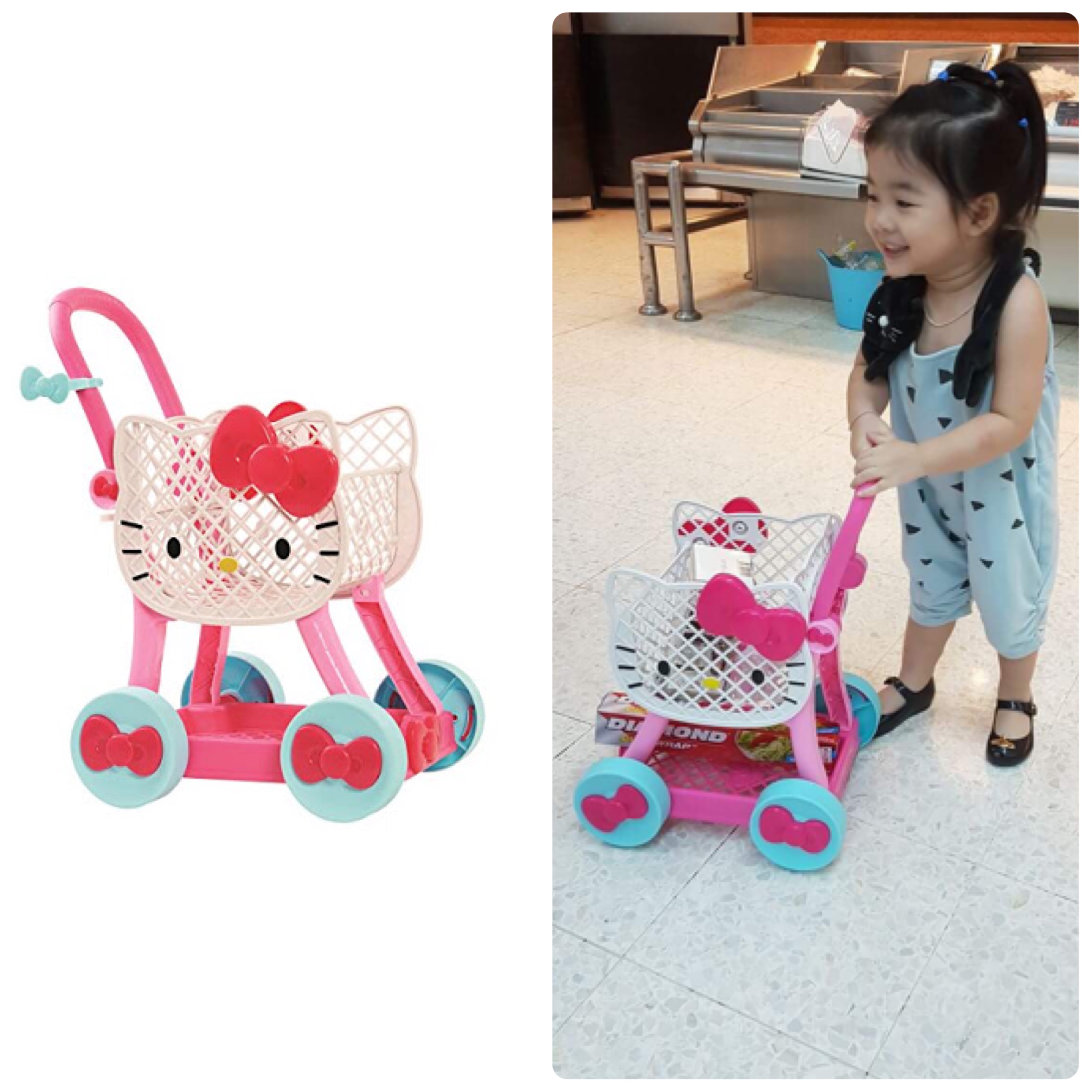 Hello Kitty Shopping Cart รถเข็นช๊อปปิ้ง คิตตี้ ลิขสิทธิ์แท้จาก ห้าง Toysrus อเมริกา