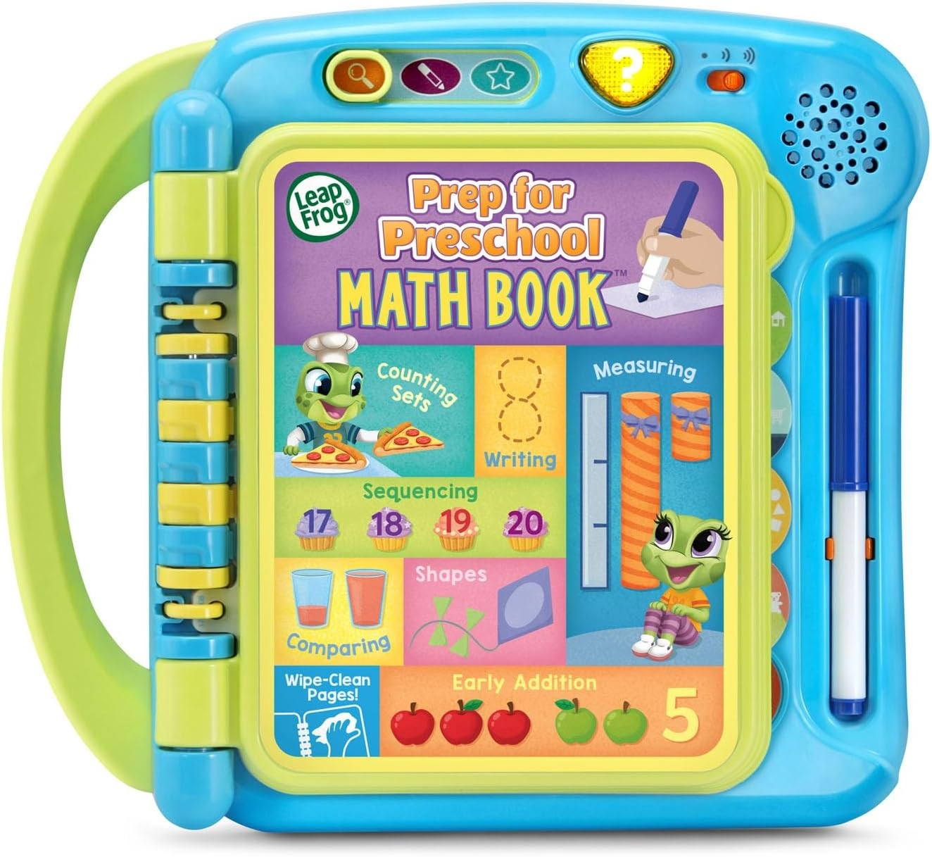 🔅รุ่นใหม่ล่าสุดนำเข้า🇺🇸 LeapFrog Prep for Preschool Math Book -หนังสือคณิตศาสตร์เตรียมความพร้อมสำหรับเด็กก่อนวัยเรียน สำหรับเด็กอายุ 3-9 ปี ราคา 1,590 บาท