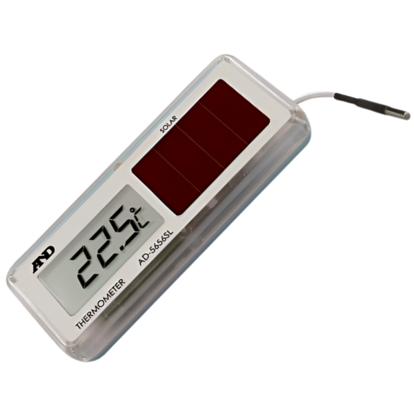 A&D รุ่นAD-5656SLเครื่องวัดอุณหภูมิแบบโซล่าเซลล์,Built-In Solar Thermometer,Meas.range:-40～99.9℃