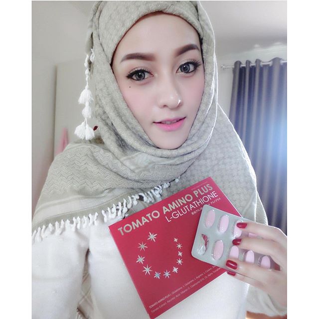TOMATO Amino Plus L-glutathione สูตรใหม่ (โทเมโท อะมิโน พลัส แอลกลูต้าไธโอน)