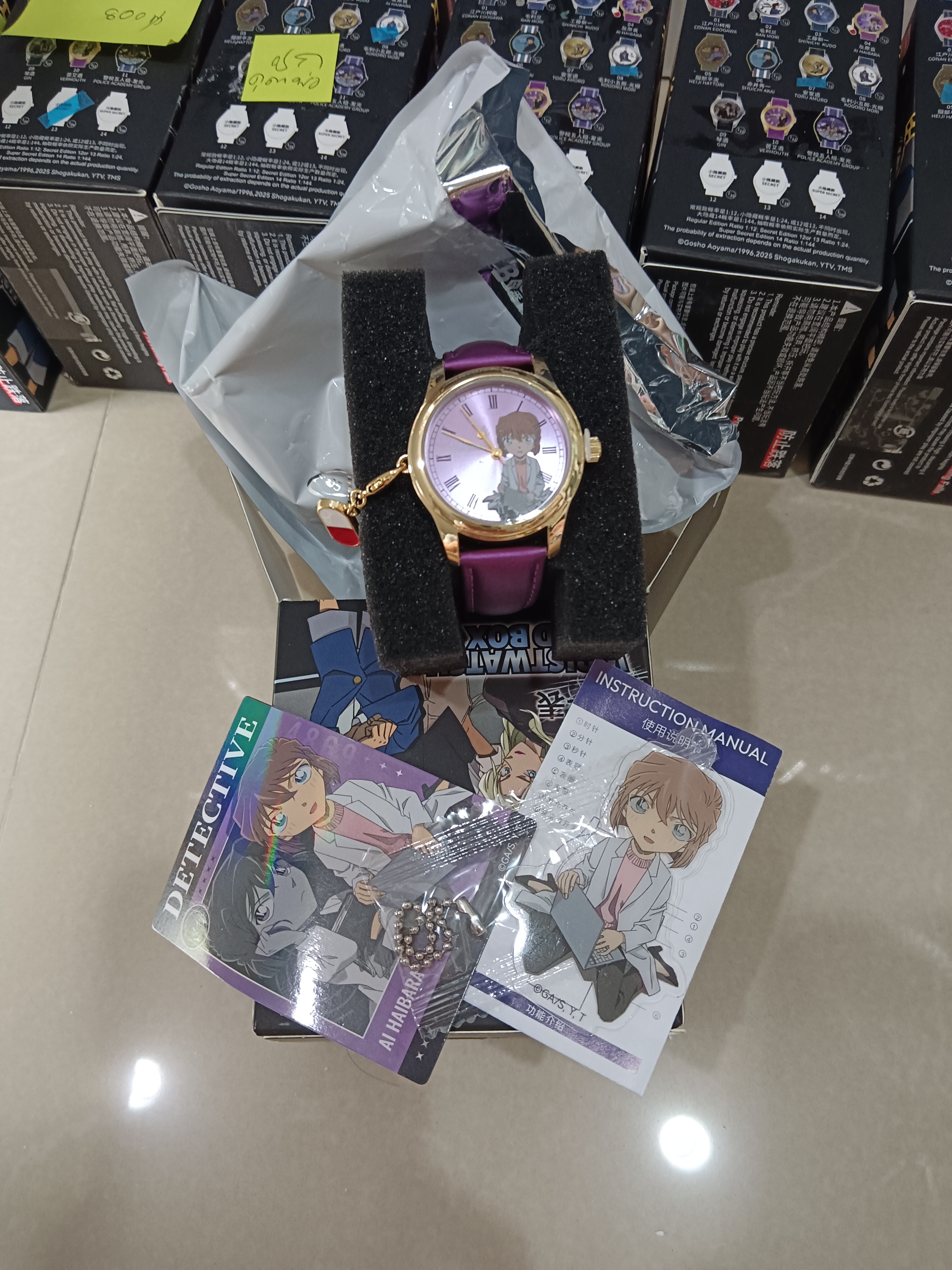 นาฬิกา Ai Haibara เช็คเรือน ตัวกล่องเลยอะกาว