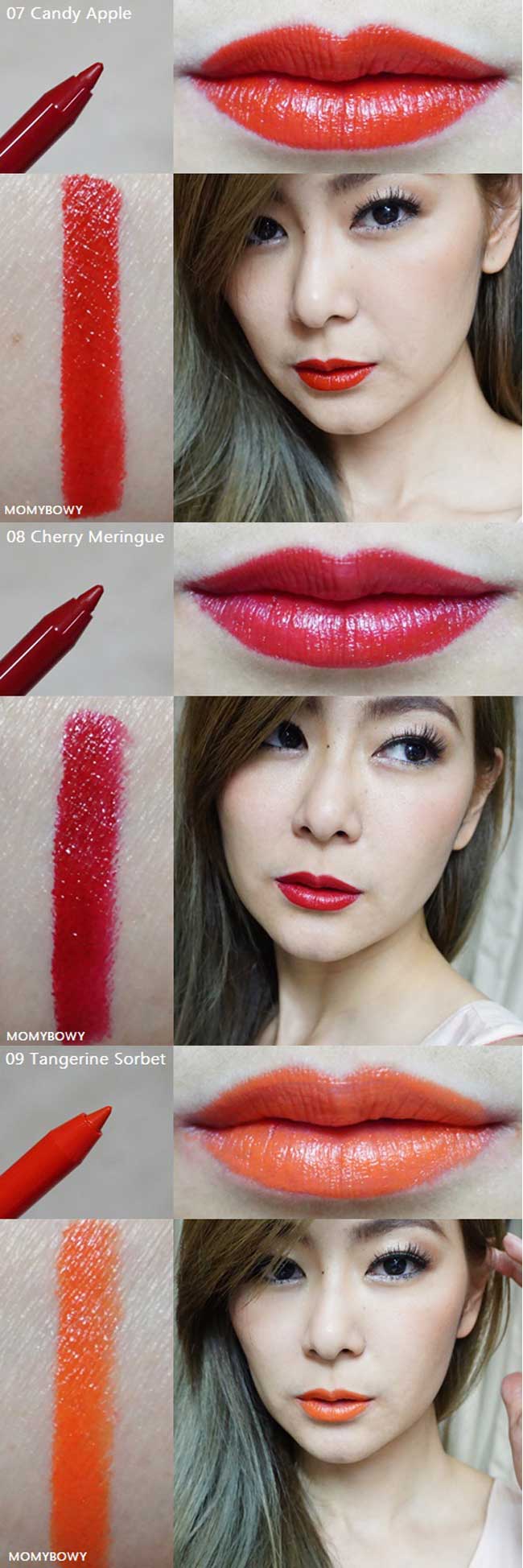 VELVET MATTE LIP DEFINER Summer Ice Cream Party Mille ลิปสติกมาในรูปแบบดินสอแบบหมุน