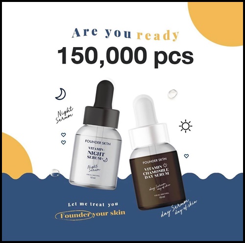 Vitamin Day & Night Serum วิตามินเซรั่ม Founder Skin