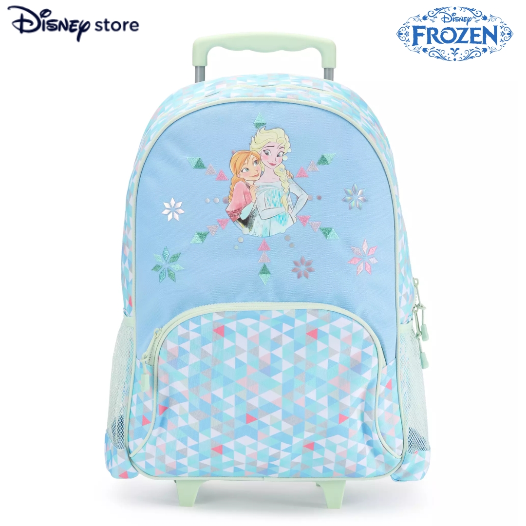 พร้อมส่งที่ไทย นำเข้า 🇺🇸 ❄️ Frozen Rolling Backpack – กระเป๋าเป้ล้อลาก ลาย Anna & Elsa ลิขสิทธิ์แท้ Disney Store ❄️