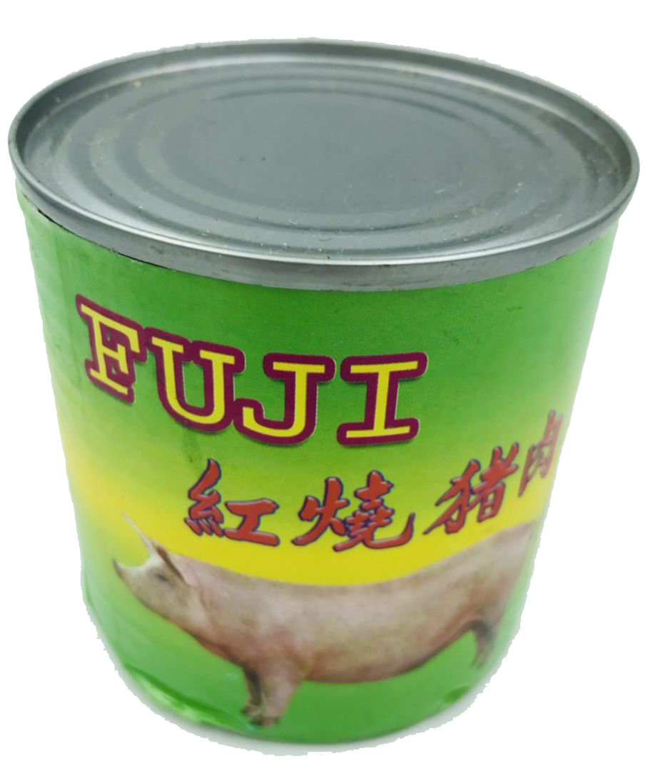 หมูกระป๋อง Fuji Stewed Pork စည်သွတ်အစားအစာ เนื้อหมูกระป๋อง Burmese food ขนาดบรรจุ 325 กรัม Pork Curry อาหารพม่า เนื้อสัตว์กระป๋อง canned food อาหารกระป๋องจากพม่า Canned Pork