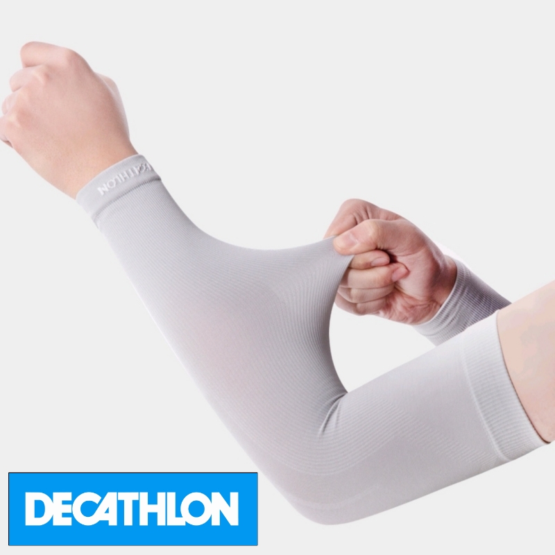 ปลอกแขนกัน UV สำหรับสายกิจกรรมกลางแจ้ง แบรนด์ Decathlon ของแท้ ปลอกหุ้มแขนกันรังสียูวี