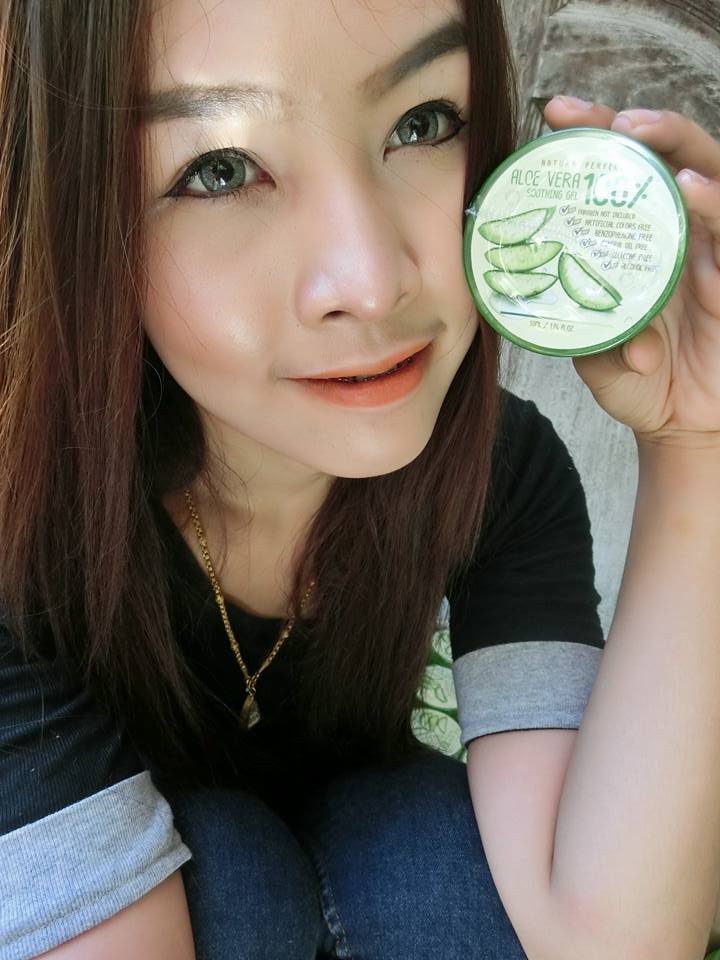 เจลว่าน Aloe vera soothing gel 100% (By Nature Perfect)