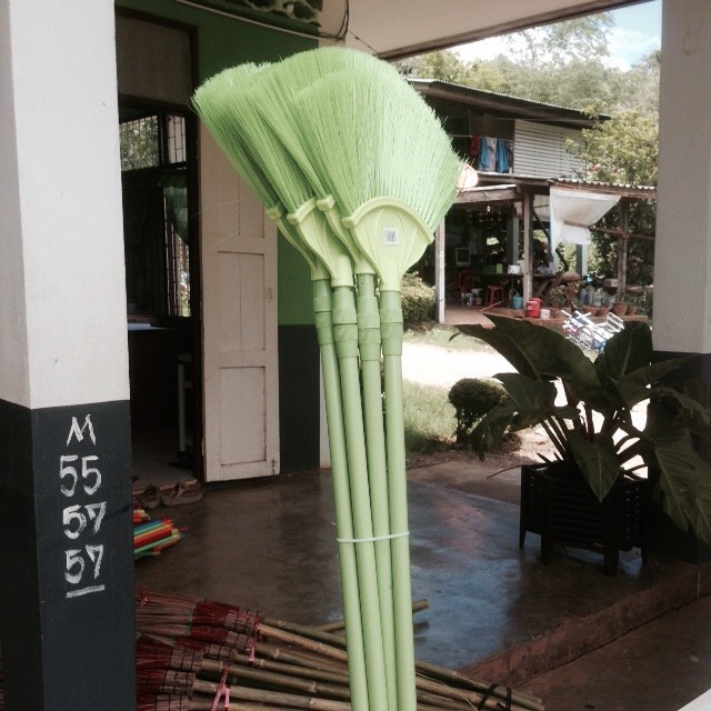 ไม้กวาดหยักใย