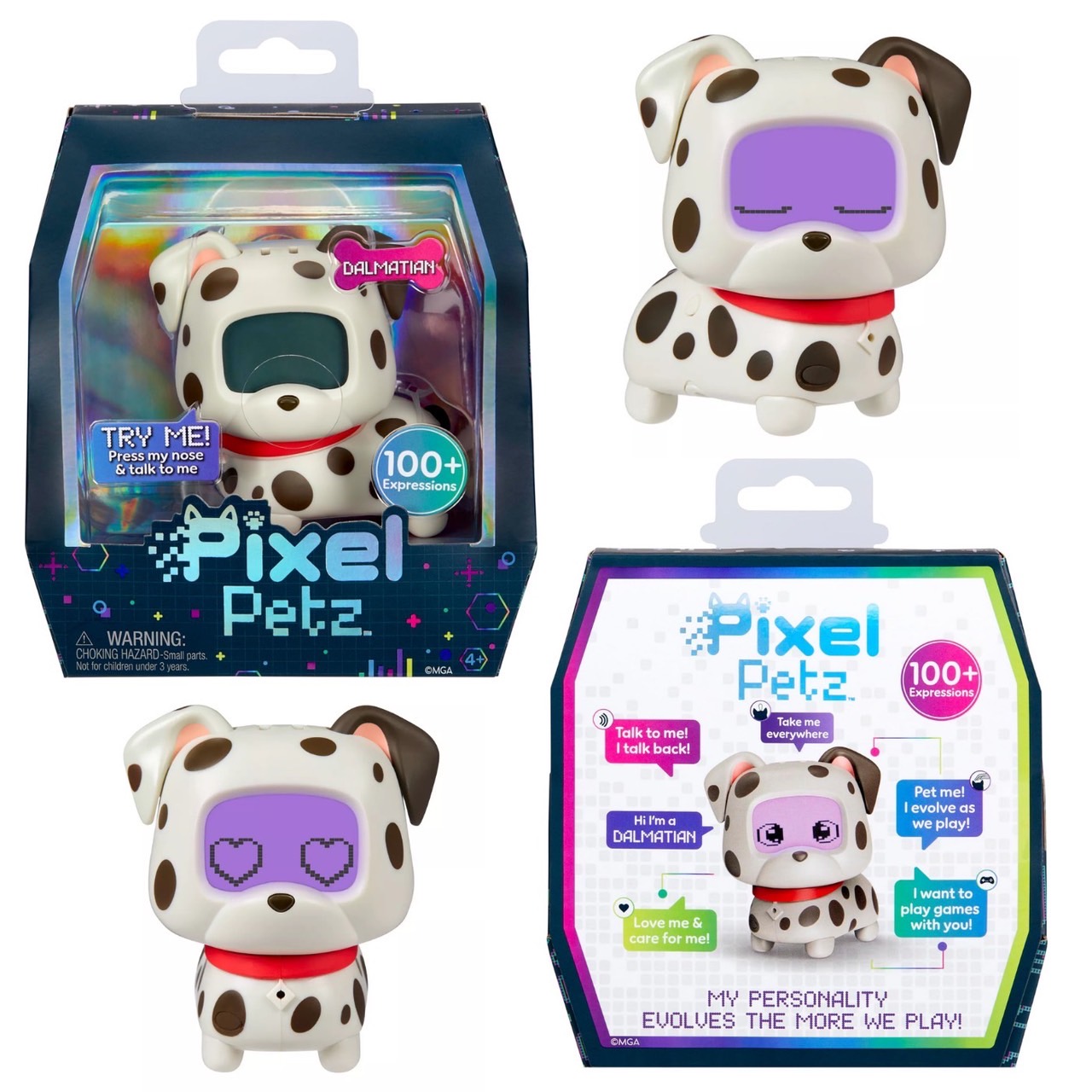 ✨ใหม่ของเล่นตอบโต้ของ MGA Pixel Petz นำเข้า🇺🇸 Dalmatian & Corgi , Interactive Digital Pet Dog 🐶 - สุนัขสัตว์เลี้ยงดิจิทัลแบบโต้ตอบ Ages 4+ ราคา 1,990บาท