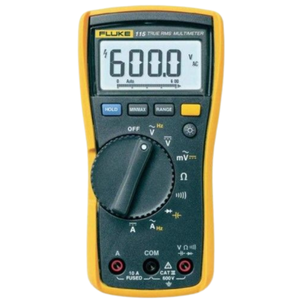Fluke รุ่น Fluke-115 ดิจิตอลมัลติมิเตอร์ขนาดกะทัดรัด,True RMS Digital Multimeter