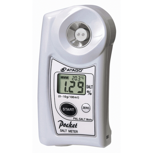 Atago รุ่นPAL-Salt Mohrเครื่องวัดความเค็ม,Pocket Salt Meter IP65,PAL-SALT Mohr