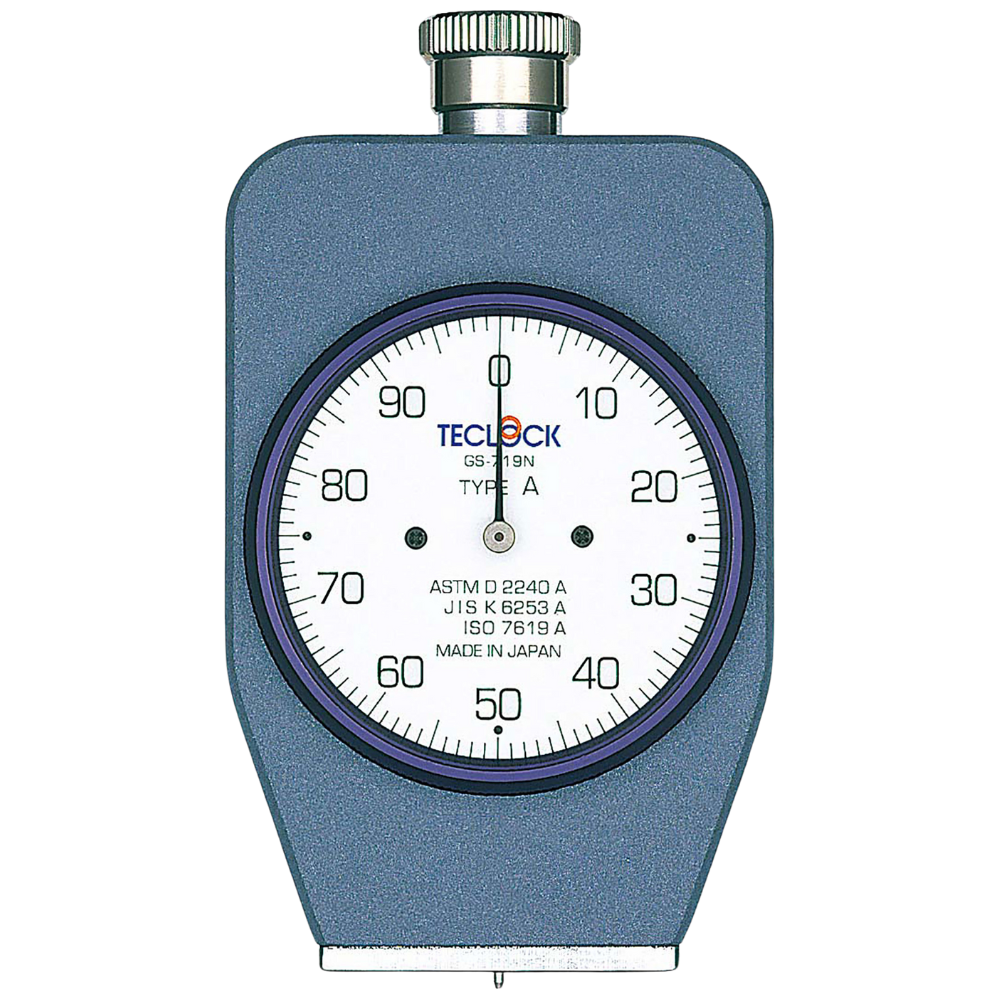 Teclock รหัส GS-719G เครื่องทดสอบความแข็งยางพลาสติก,Durometer(for medium hardness),Spring load value:550～8050mN