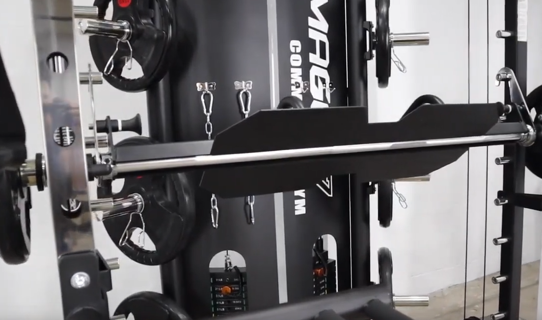 Smith Machine IMAGG 97 + ม้านั่ง819A + แผ่นน้ำหนัก50kg, สมิทแมชชีน