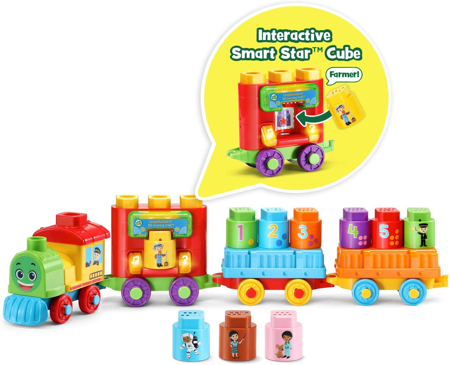 รถไฟ LeapFrog LeapBuilders 123 Counting Train, Multicolor ราคา 1,290 - บาท