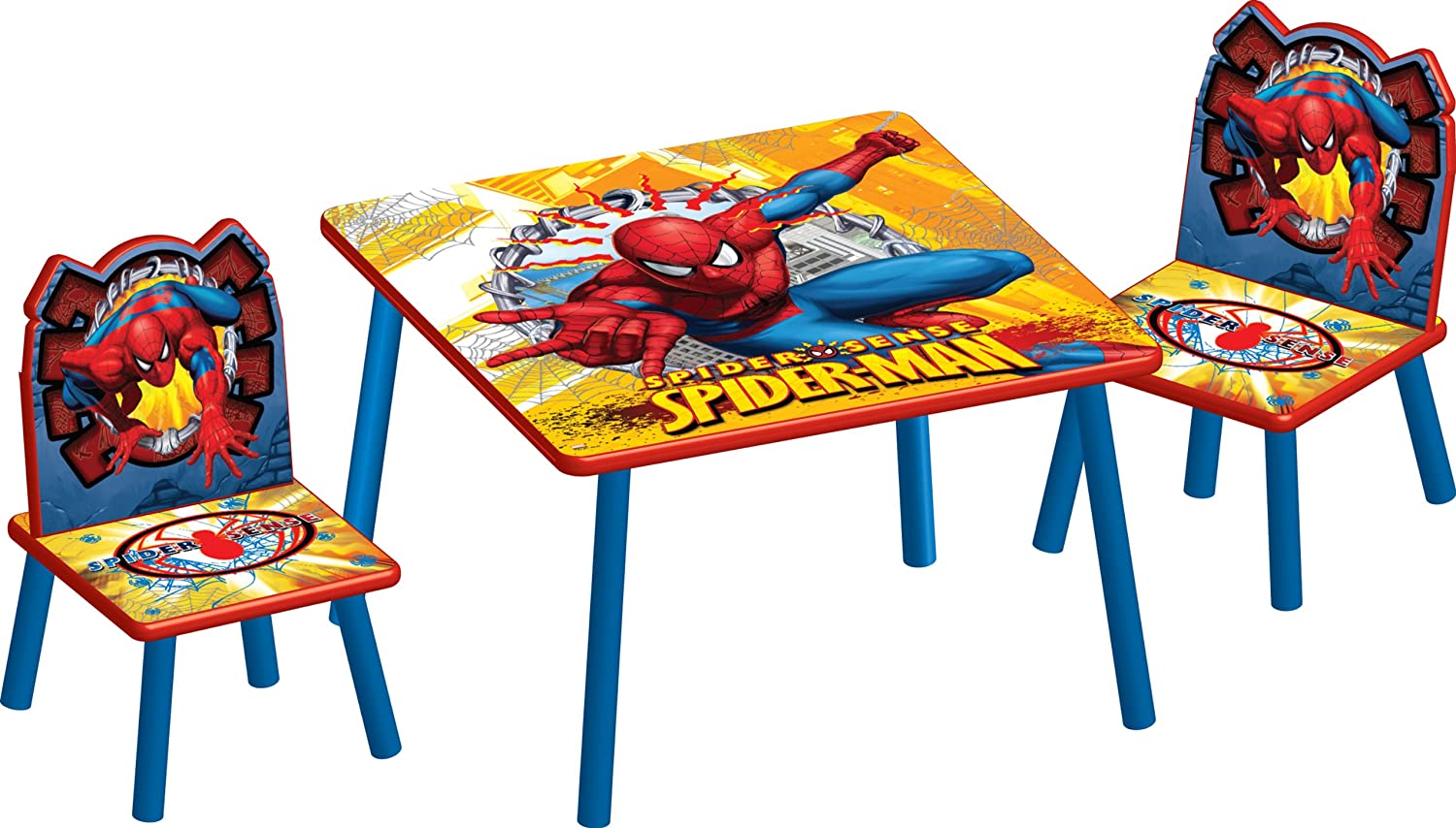 โต๊ะเขียนหนังสือ โต๊ะทำการบ้าน Marvel Spiderman Table and Chair Set ราคา 3990.- บาท