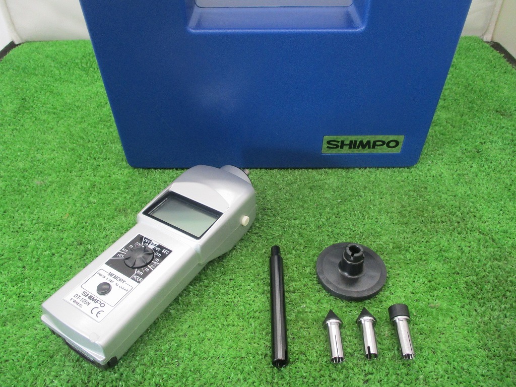 NidecShimpo รุ่นDT-107NSเครื่องวัดความเร็วรอบดิจิตัลDigital Tachometer Contact type(10mm.LCDdisplay)Meas.range:0.1～25,000RPM(with Type-12 foil)