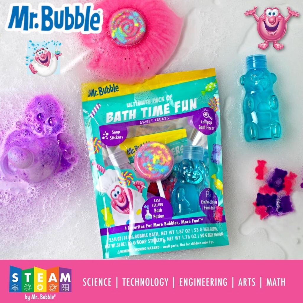 นำเข้า 🇺🇸 🫧✨ Mr. Bubble Ultimate Pack of Bath Time Fun 4 Favorites -ความสนุกในการอาบน้ำเซ็ตสุดคุ้มที่ต้องมีติดบ้าน💦 ราคา 490 บาท/เซท ยังไม่รวมค่าส่งนะคะ