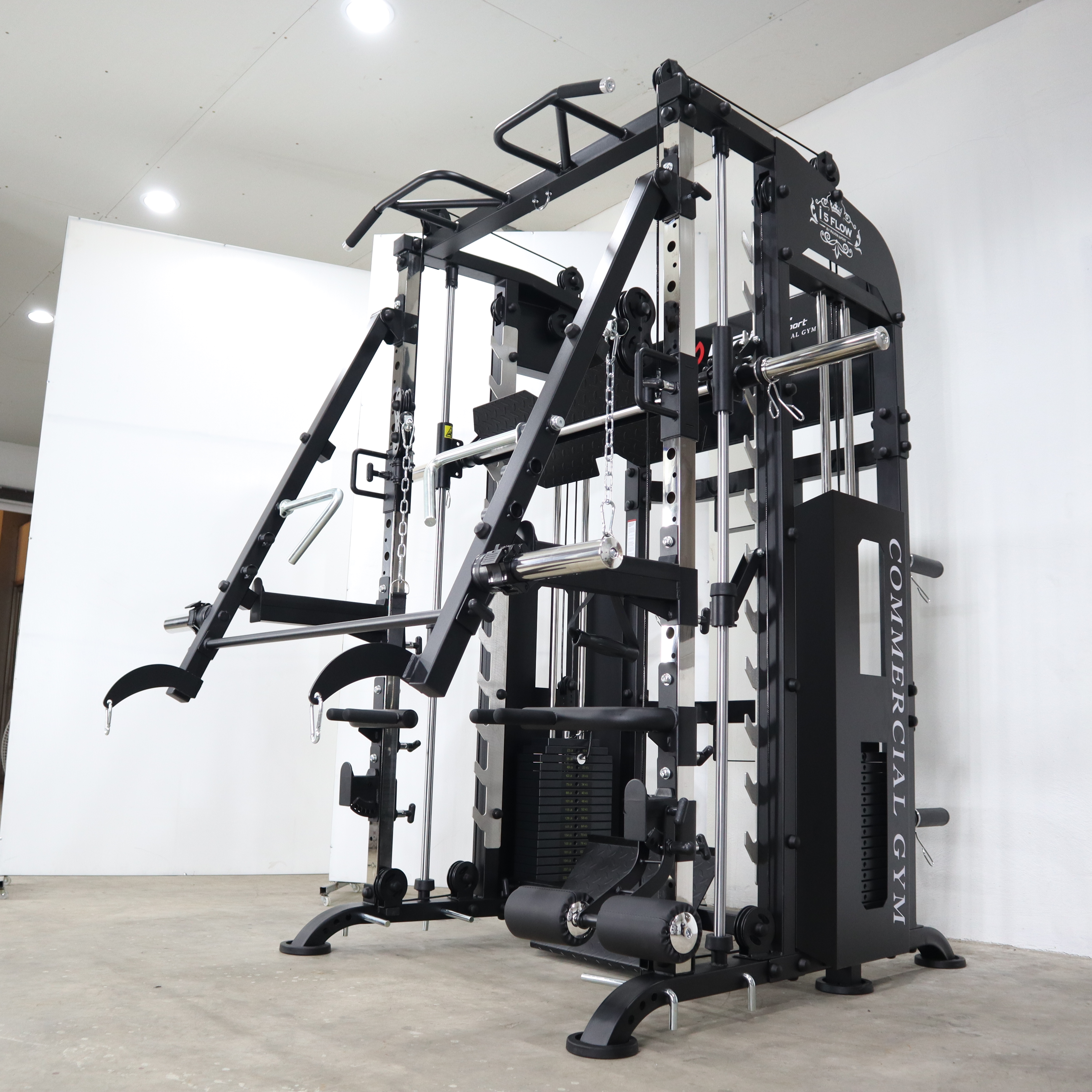 สมิทแมชชีน i5 Flow Jammer arms,+ม้านั่ง819A + แผ่นหุ้มยาง, Fullset, Smith Machine i5 Flow Jammer